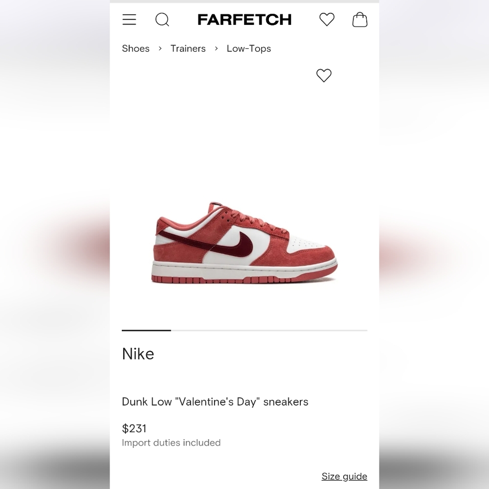 Nike's Dunk Low 'Valentine's Day'